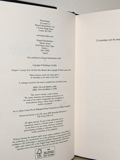 The Bookshop Book by Mark Lawrence (Signed First Edition) - Fialta Books
