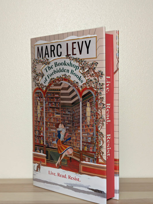 The Bookshop of Forbidden Books by Marc Levy (Signed First Edition with sprayed edges) - Fialta Books