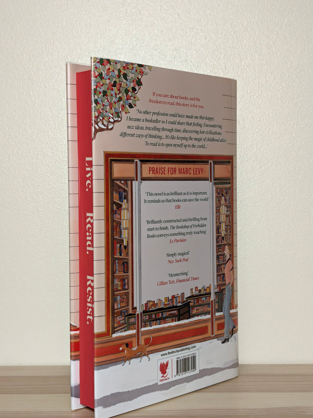 The Bookshop of Forbidden Books by Marc Levy (Signed First Edition with sprayed edges) - Fialta Books