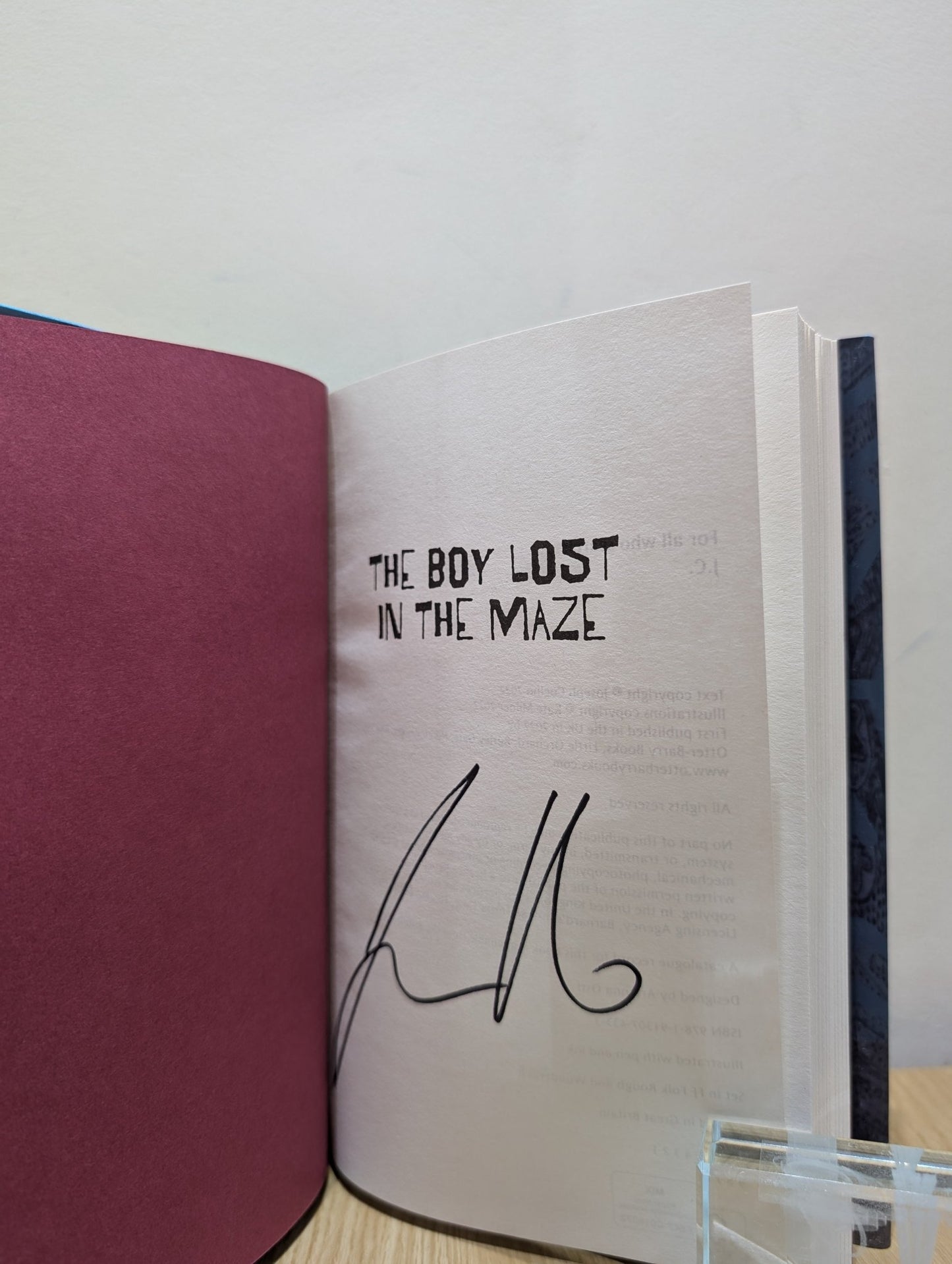 The Boy Lost in the Maze by Joseph Coelho (Signed First Edition) - Fialta Books