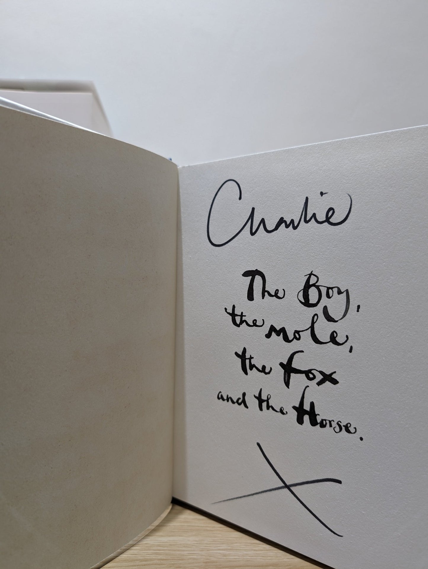 The Boy, the Mole, the Fox and the Horse by Charlie Mackesy (Signed) - Fialta Books