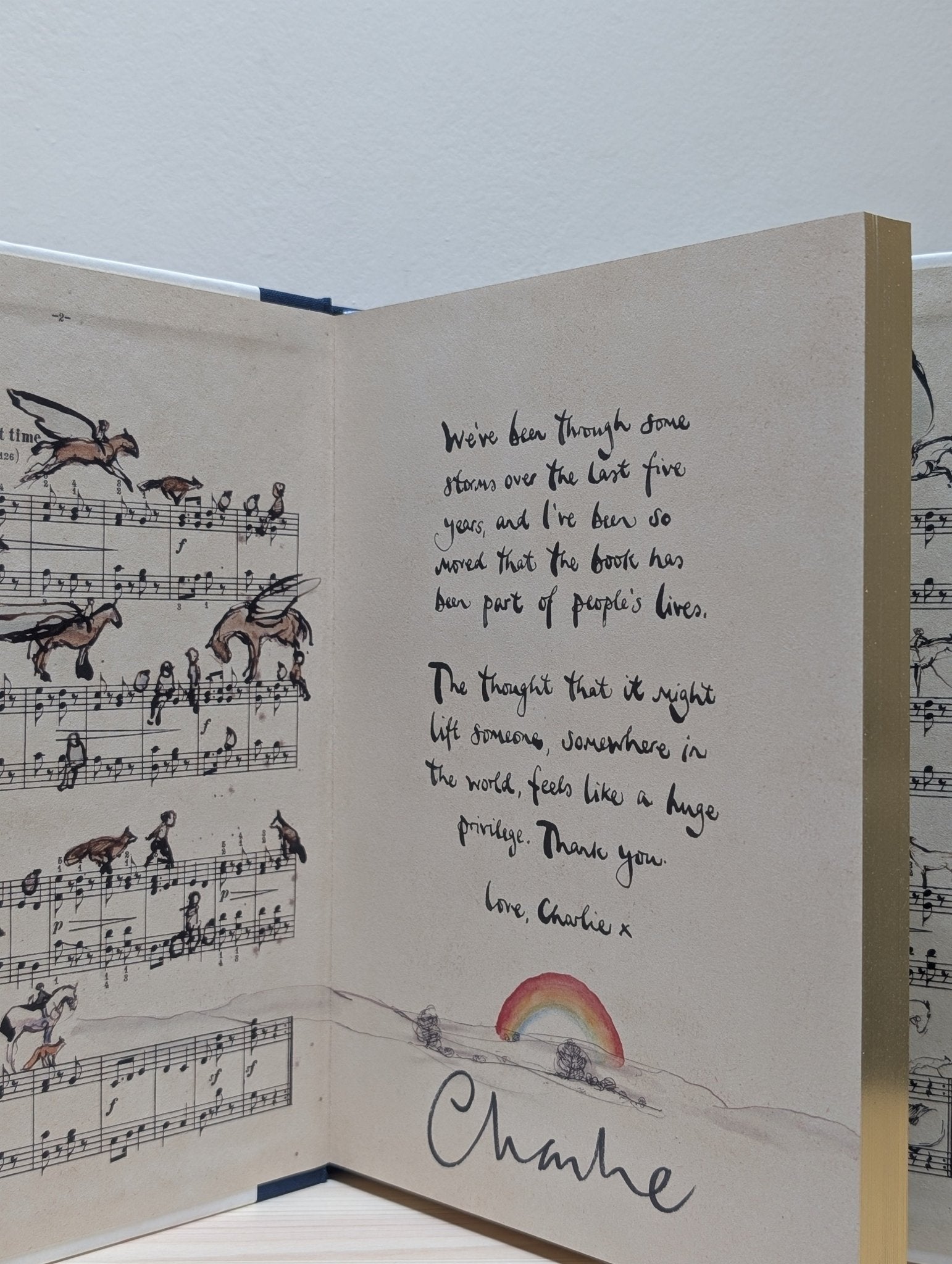 The Boy, The Mole, The Fox and The Horse by Charlie Mackesy (Signed Anniversary Edition) - Fialta Books