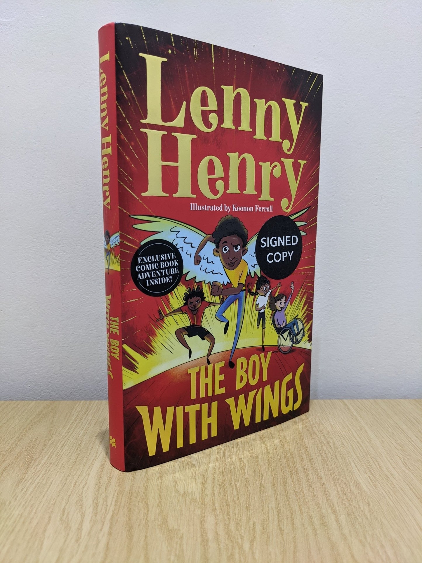 The Boy With Wings by Lenny Henry (Signed First Edition) - Fialta Books