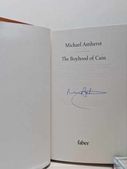 The Boyhood of Cain by Michael Amherst (Signed First Edition) - Fialta Books