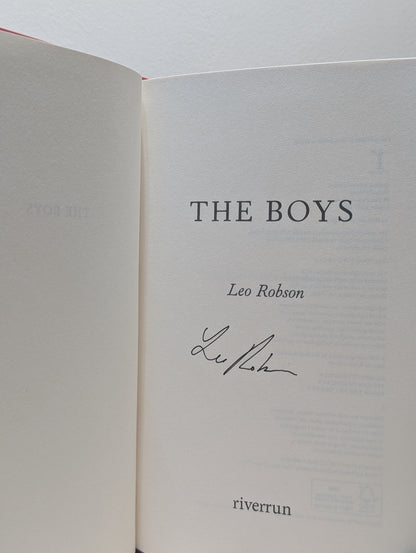 The Boys by Leo Robson (Signed First Edition) - Fialta Books