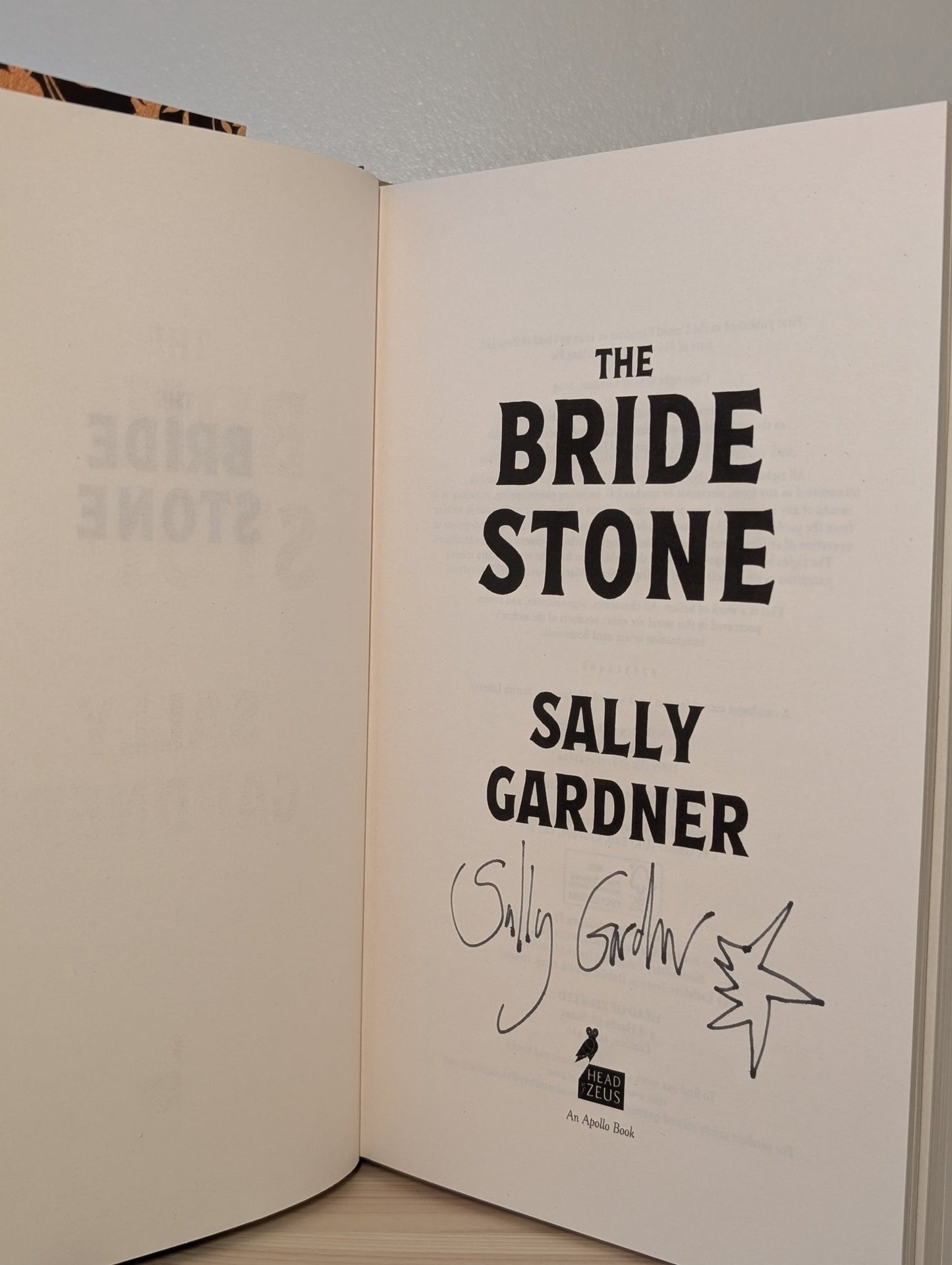 The Bride Stone by Sally Gardner (Signed First Edition) - Fialta Books