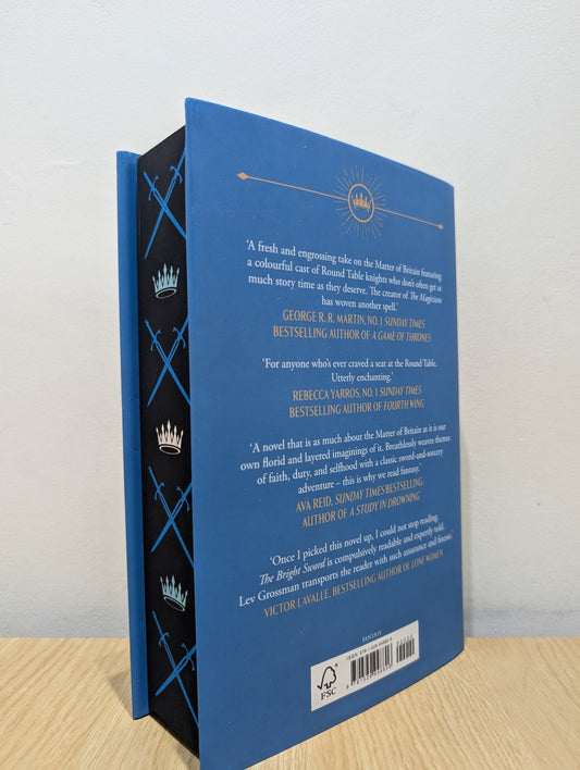 The Bright Sword: A Novel of King Arthur by Lev Grossman (Signed First Edition with sprayed edges) - Fialta Books