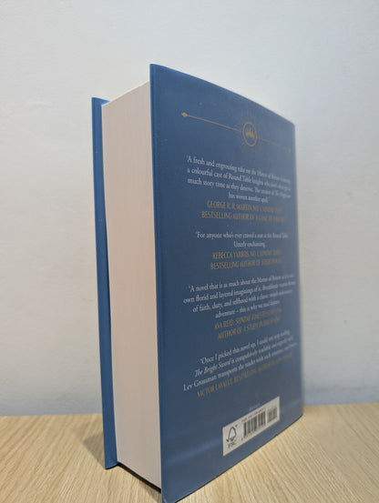 The Bright Sword: A Novel of King Arthur by Lev Grossman (Signed Stamped First Edition) - Fialta Books