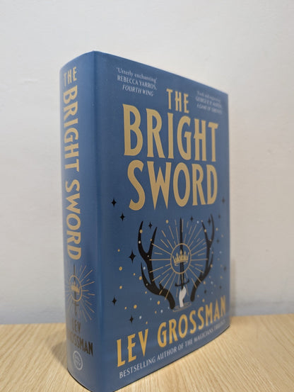 The Bright Sword: A Novel of King Arthur by Lev Grossman (Signed Stamped First Edition) - Fialta Books