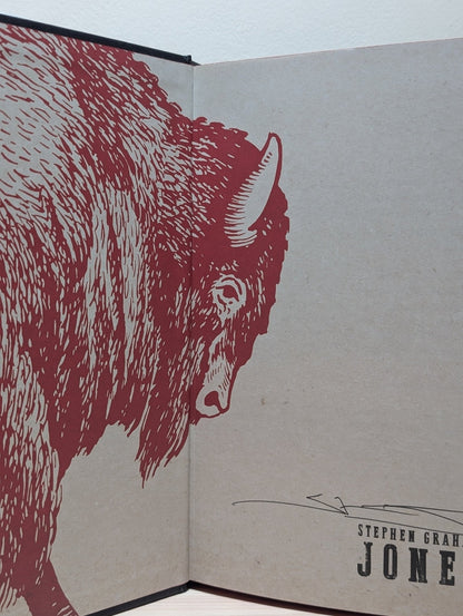 The Buffalo Hunter Hunter by Stephen Graham Jones (Signed First Edition with sprayed edges) - Fialta Books