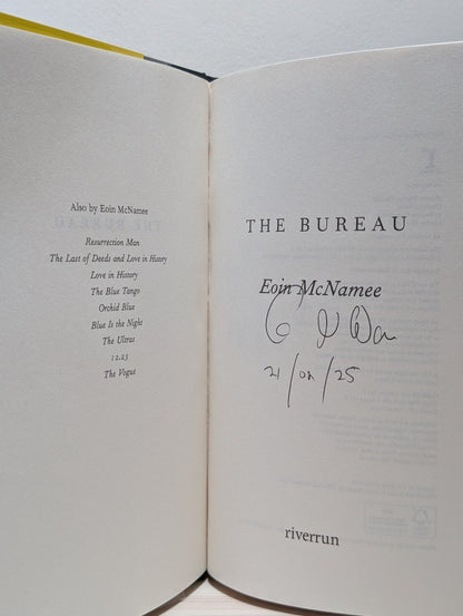 The Bureau by Eoin McNamee (Signed Dated First Edition) - Fialta Books