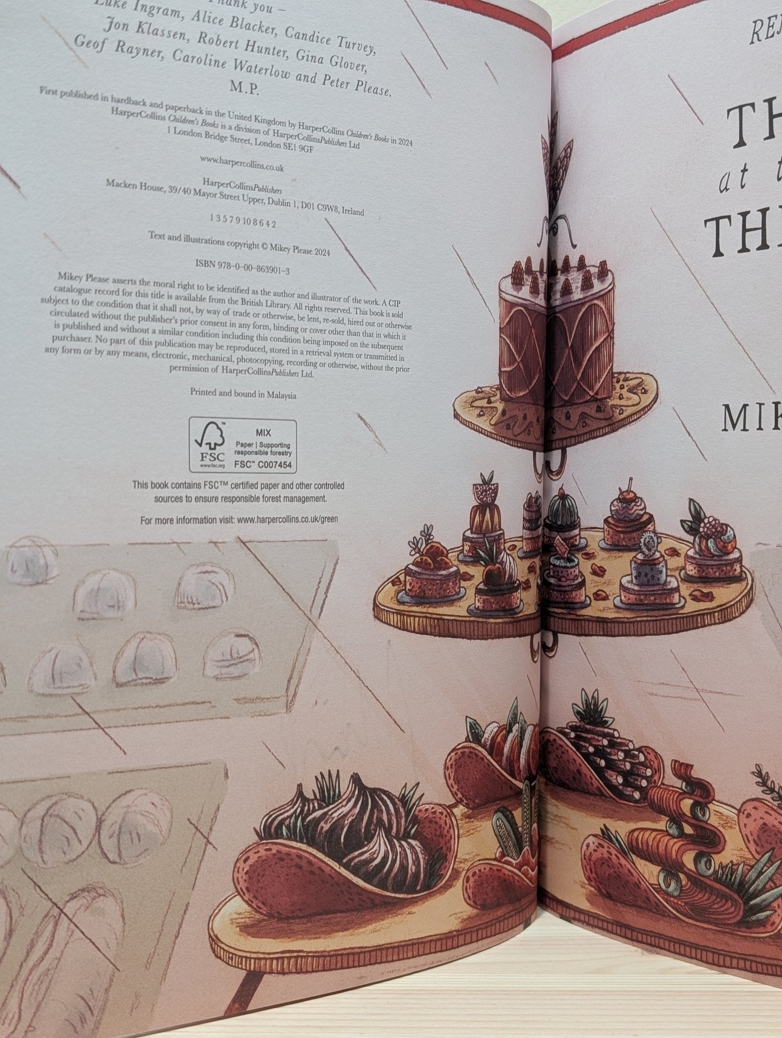 The Cafe at the Edge of the Woods by Mikey Please (Signed First Edition) - Fialta Books