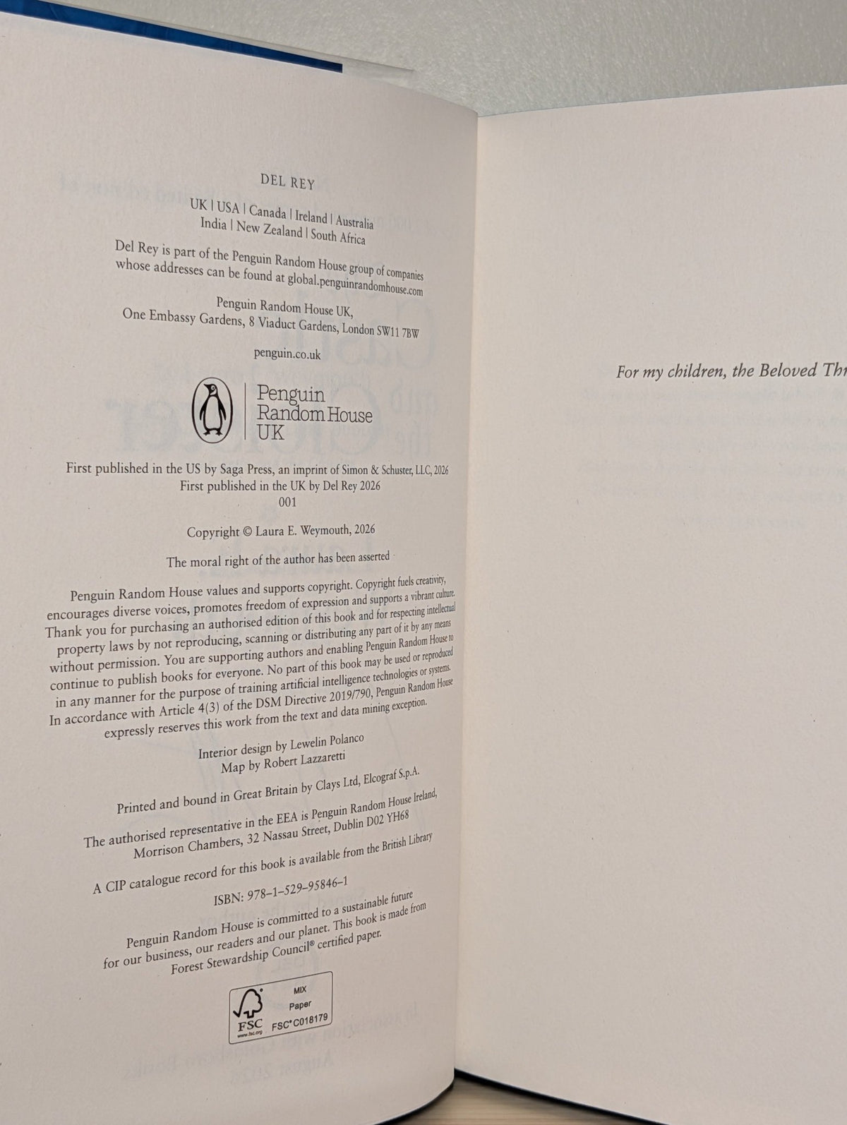 The Castle and the Cloister by Laura E. Weymouth (Signed First Edition with sprayed edges) - Fialta Books