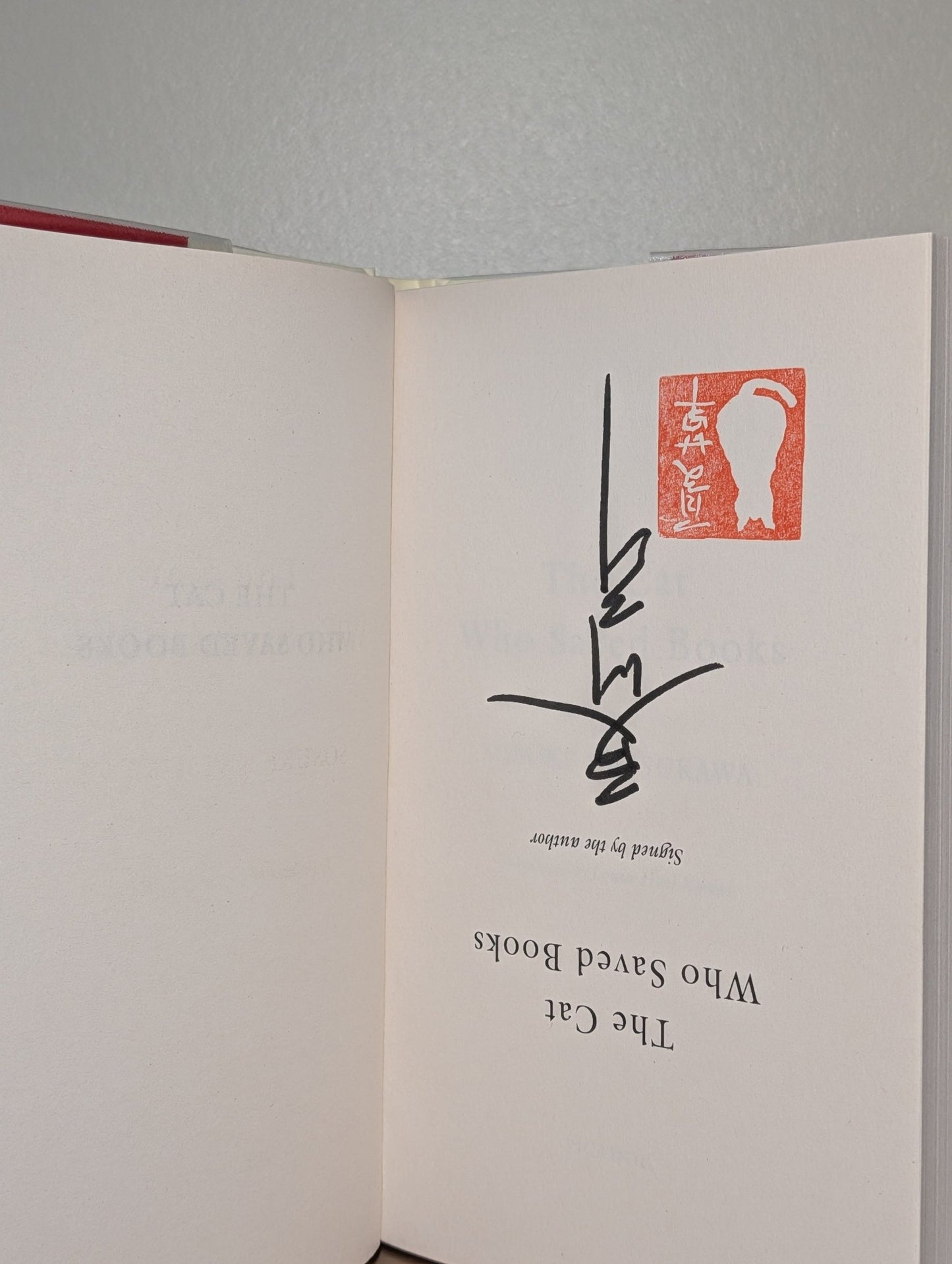 The Cat Who Saved Books by Sosuke Natsukawa (Signed First Edition) - Fialta Books