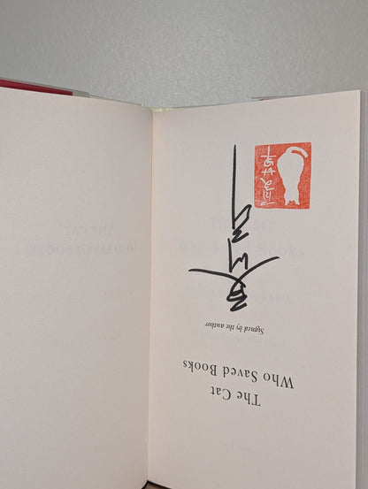 The Cat Who Saved Books by Sosuke Natsukawa (Signed First Edition) - Fialta Books