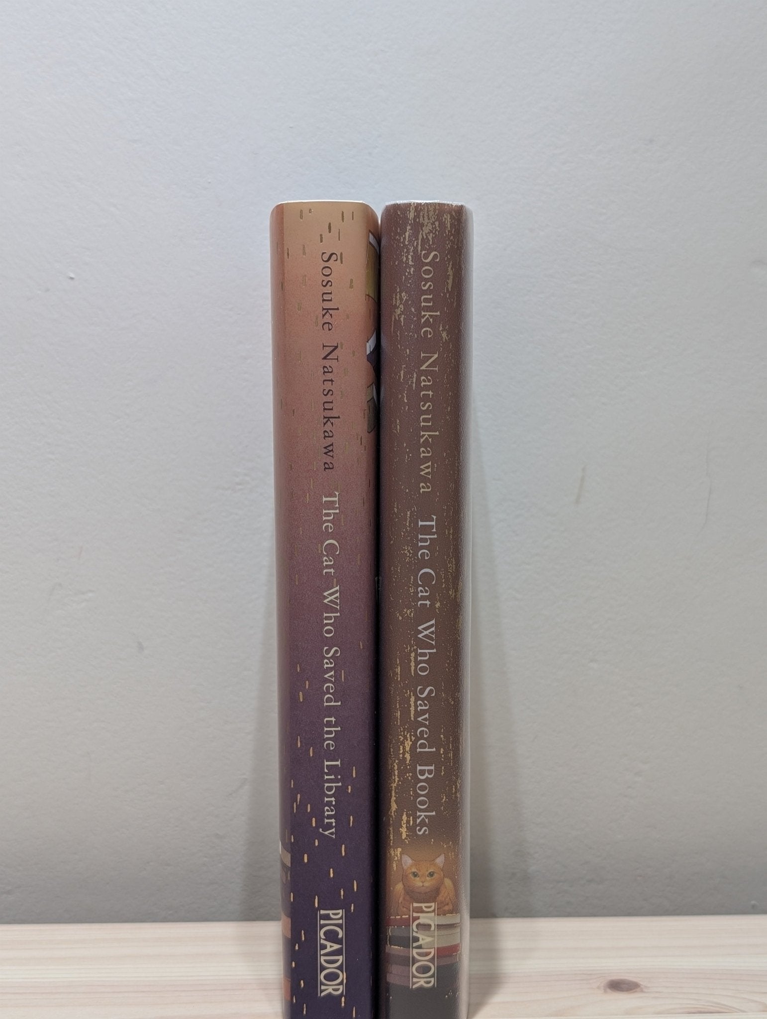 The Cat Who Saved Books; The Cat Who Saved the Library by Sosuke Natsukawa (First Edition Set) - Fialta Books