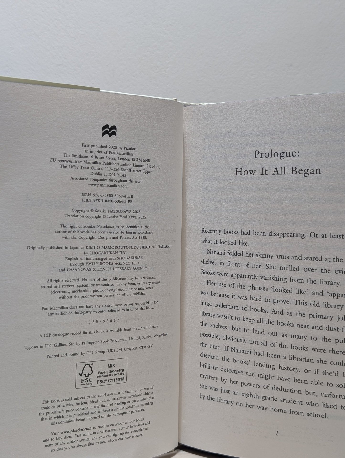 The Cat Who Saved Books; The Cat Who Saved the Library by Sosuke Natsukawa (First Edition Set) - Fialta Books