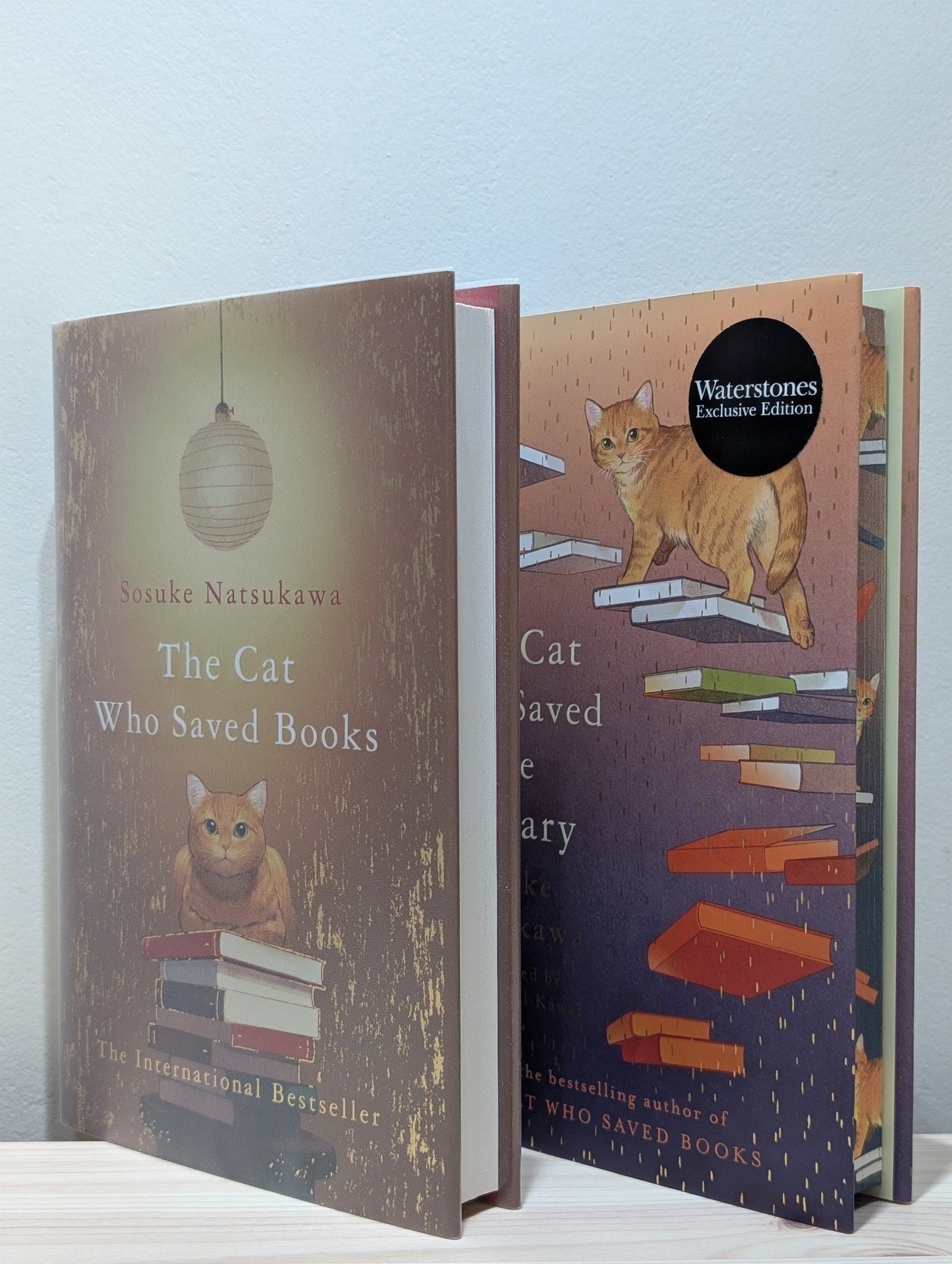 The Cat Who Saved Books; The Cat Who Saved the Library by Sosuke Natsukawa (First Edition Set) - Fialta Books