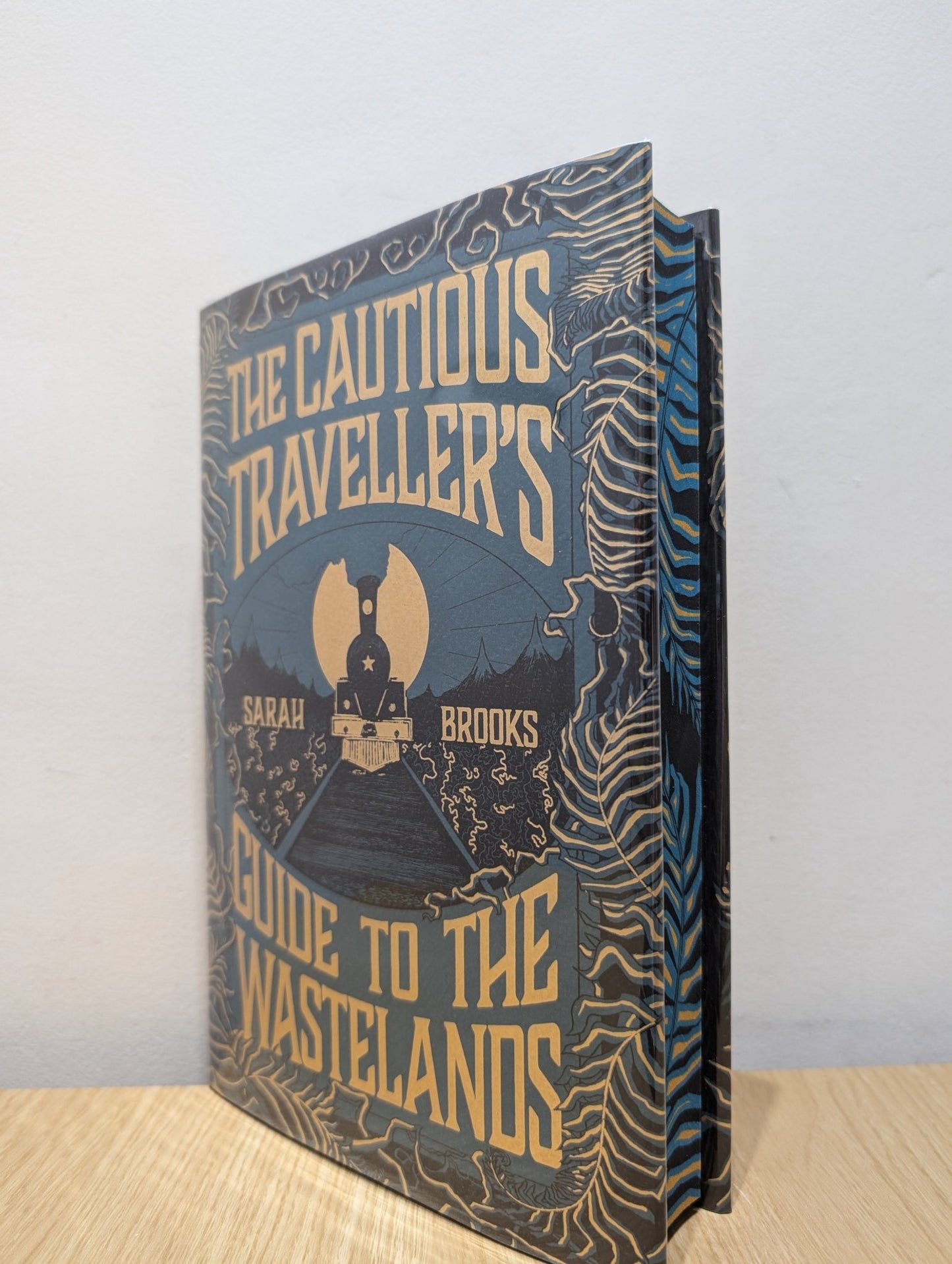 The Cautious Traveller's Guide to The Wastelands by Sarah Brooks (Signed with sprayed edges) - Fialta Books
