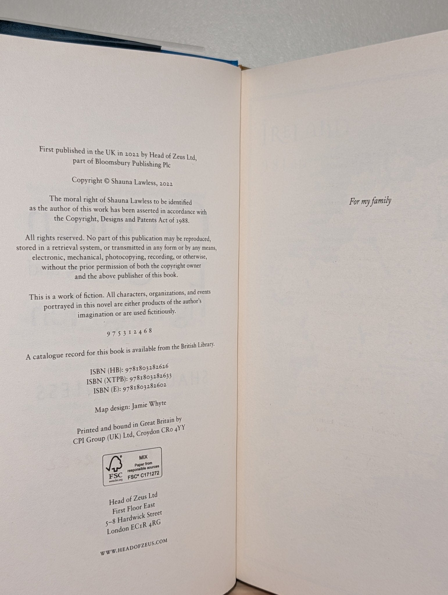 The Children of Gods and Fighting Men by Shauna Lawless (Signed Dated) - Fialta Books