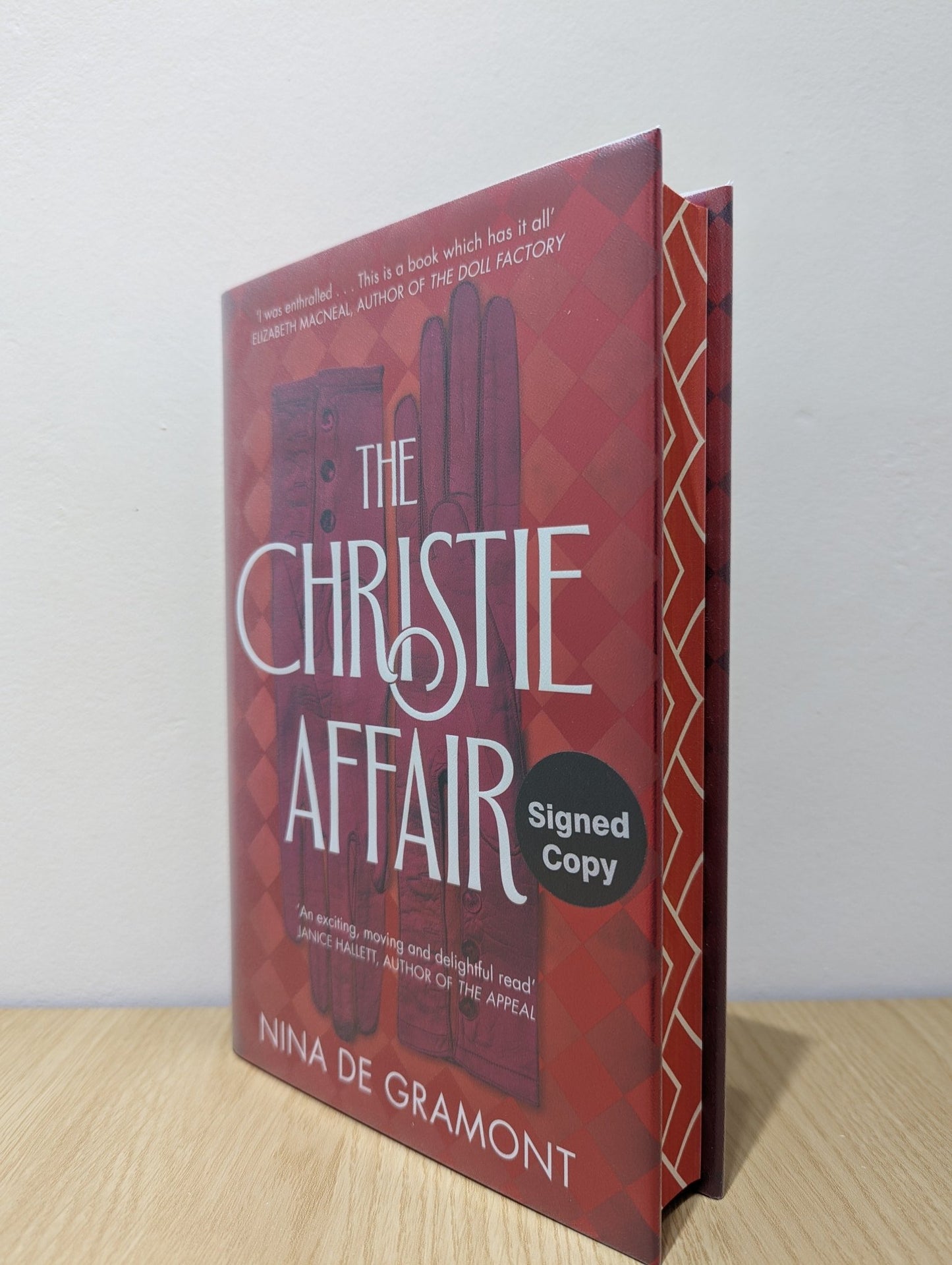 The Christie Affair by Nina De Gramont (Signed First Edition with sprayed edges) - Fialta Books