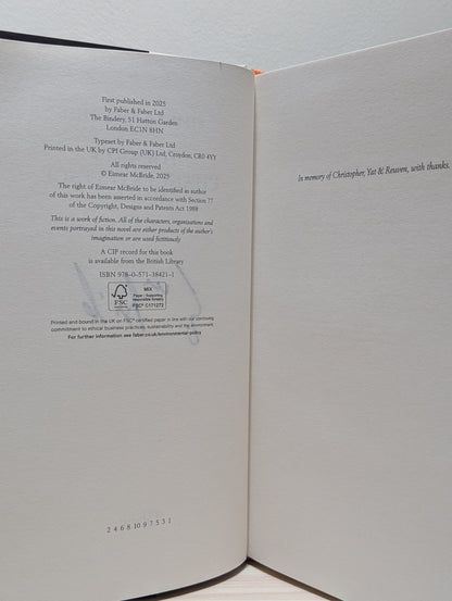 The City Changes Its Face by Eimear McBride (Signed First Edition) - Fialta Books