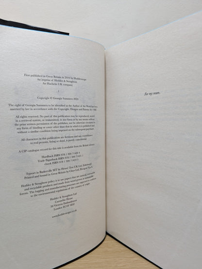 The City of Stardust by Georgia Summers (Signed First Edition with sprayed edges) - Fialta Books