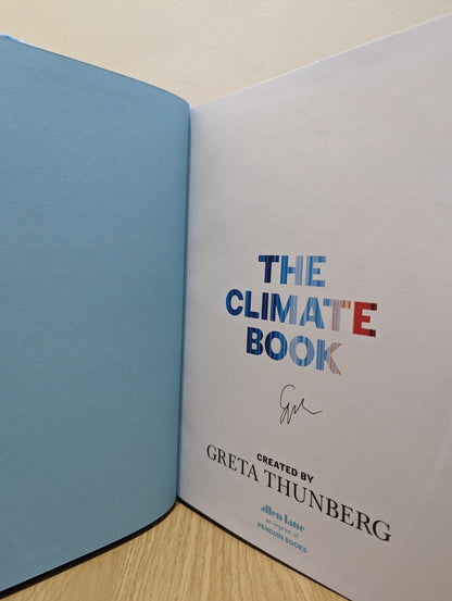 The Climate Book by Greta Thunberg (Signed First Edition) - Fialta Books