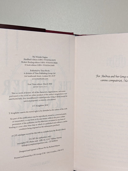 The Clocktaur War Duology: Clockwork Boys; The Wonder Engine by T. Kingfisher (Signed First Edition with sprayed edges) - Fialta Books