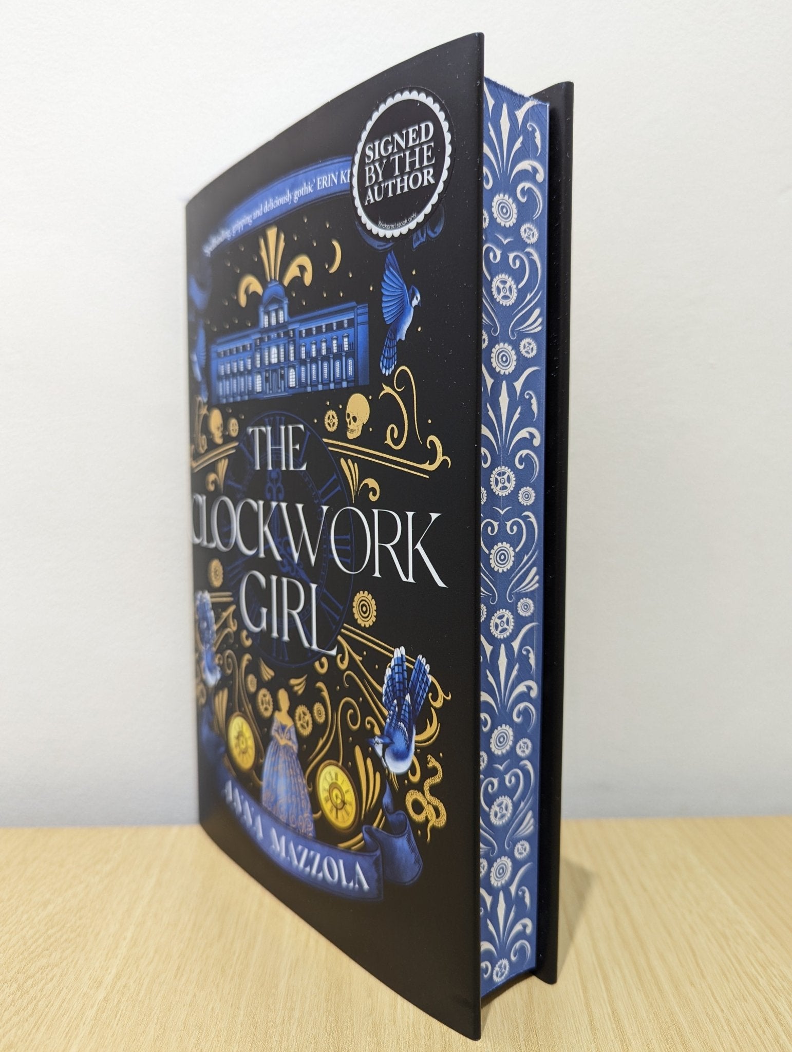 The Clockwork Girl by Anna Mazzola (Signed First Edition with sprayed edges) - Fialta Books