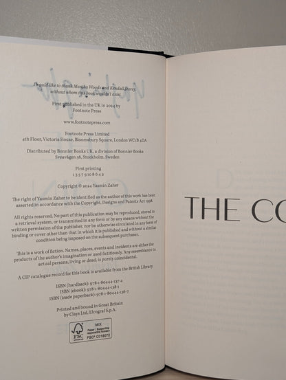 The Coin: A Novel by Yasmin Zaher (Signed First Edition) - Fialta Books
