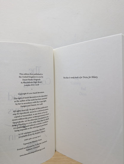 The Coming Bad Days by Sarah Bernstein (Signed First Edition) - Fialta Books