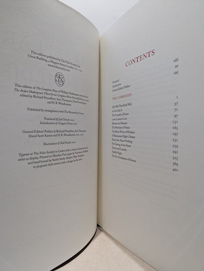 The Complete Plays of Shakespeare by William Shakespeare (Folio Limited Edition) - Fialta Books