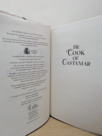 The Cook of Castamar by Fernando J. Munez (First Edition) - Fialta Books
