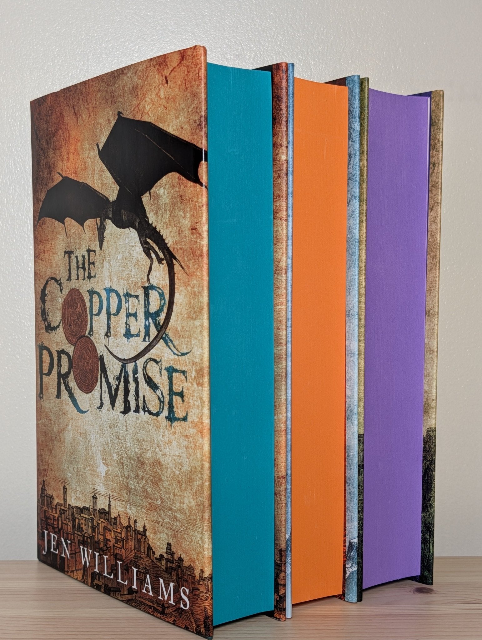 The Copper Cat Trilogy by Jen Williams (Signed Edition with sprayed edges) - Fialta Books