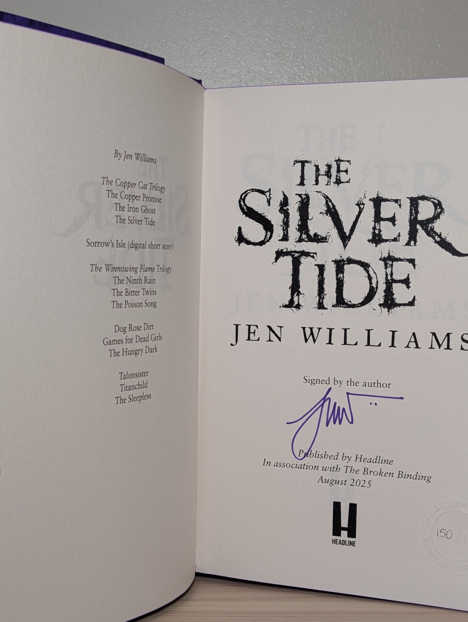 The Copper Cat Trilogy by Jen Williams (Signed Edition with sprayed edges) - Fialta Books