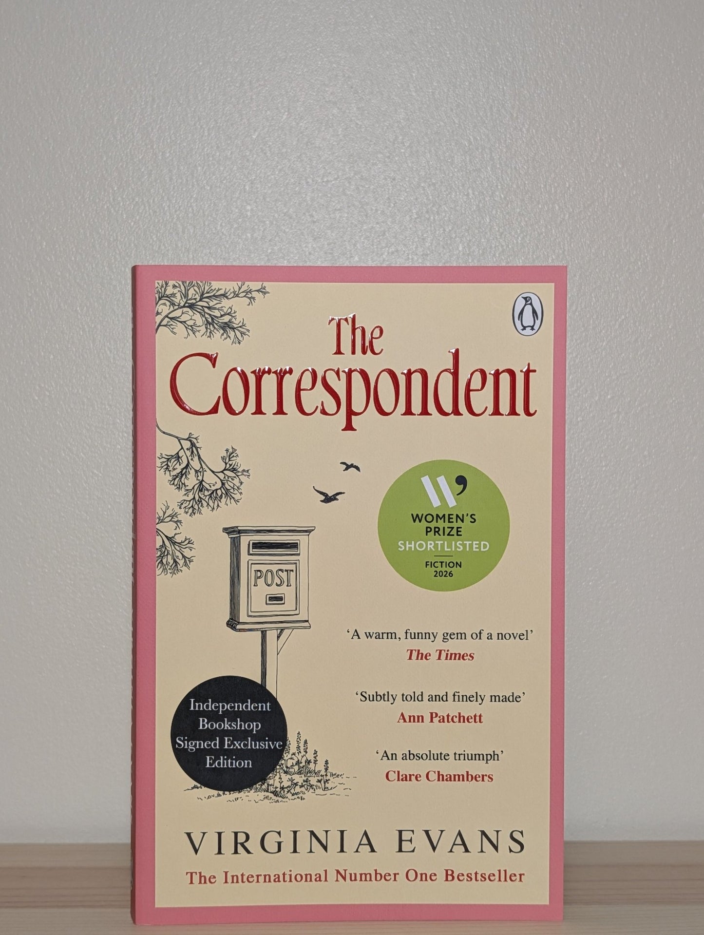 The Correspondent by Virginia Evans (Signed First Paperback Edition) - Fialta Books
