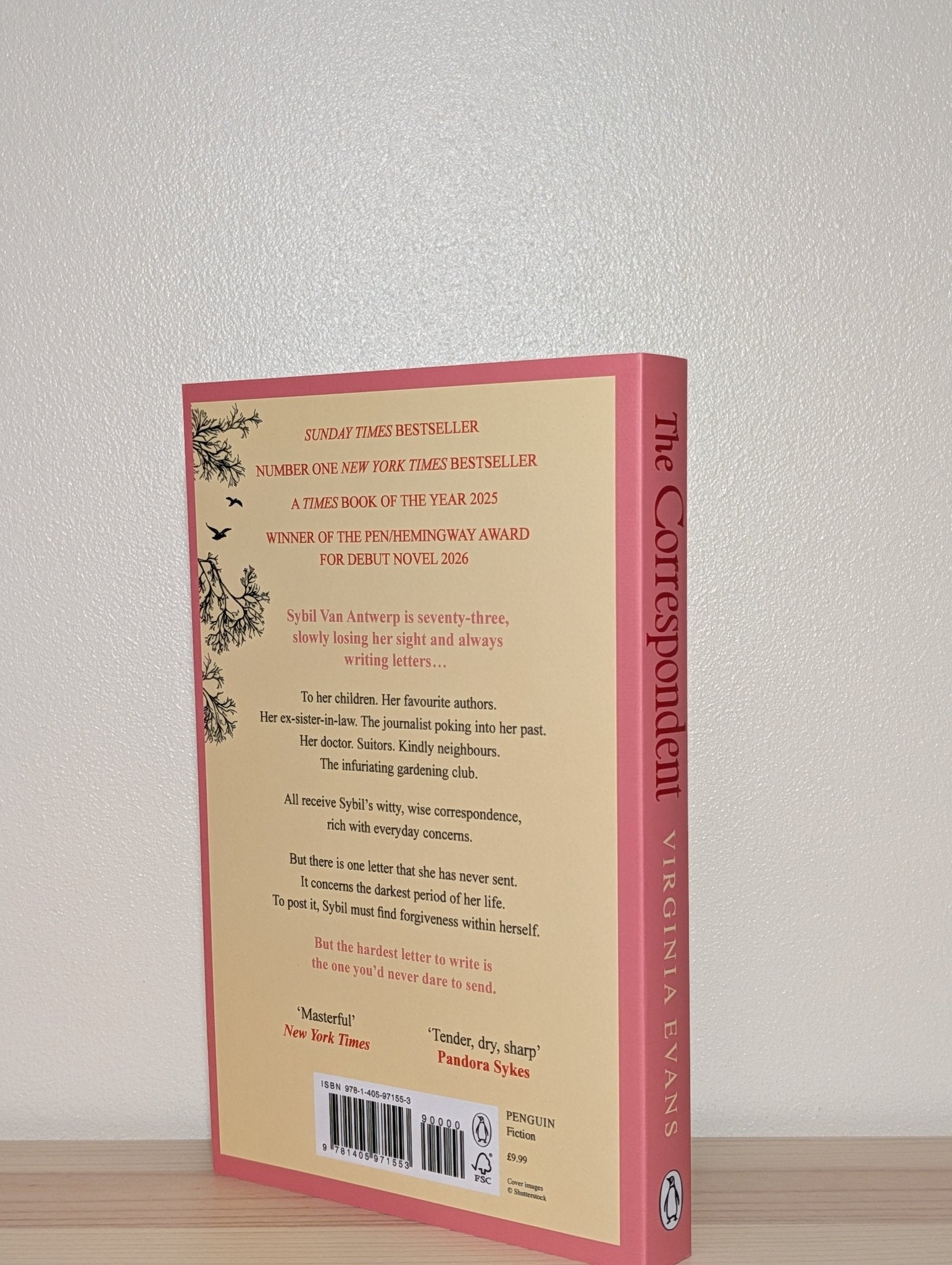The Correspondent by Virginia Evans (Signed First Paperback Edition) - Fialta Books