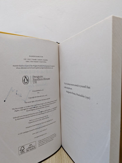 The Cost of Living by Deborah Levy (Signed) - Fialta Books