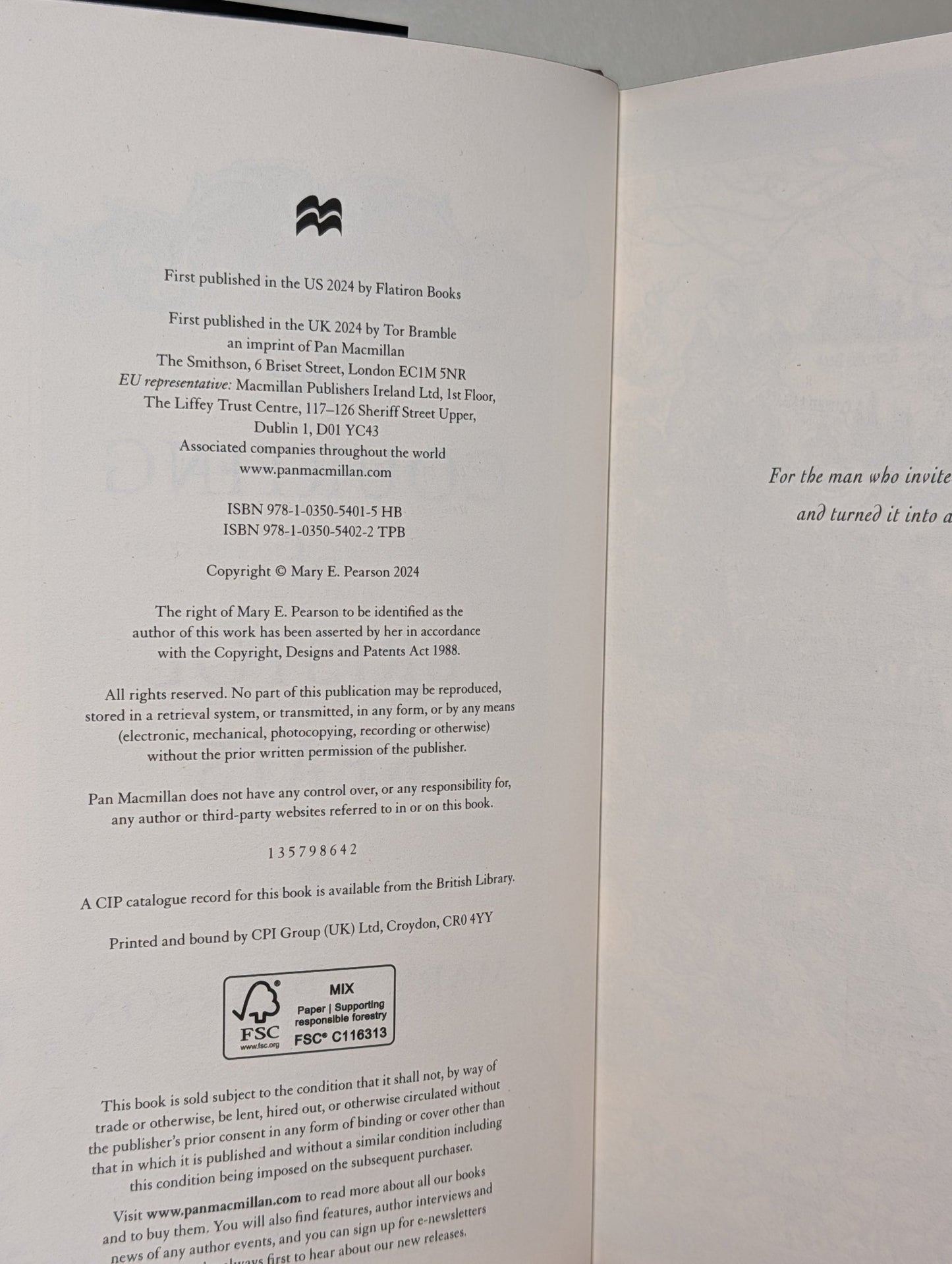 The Courting of Bristol Keats; Last Wish of Bristol Keats by Mary E. Pearson (Signed with sprayed edges) - Fialta Books