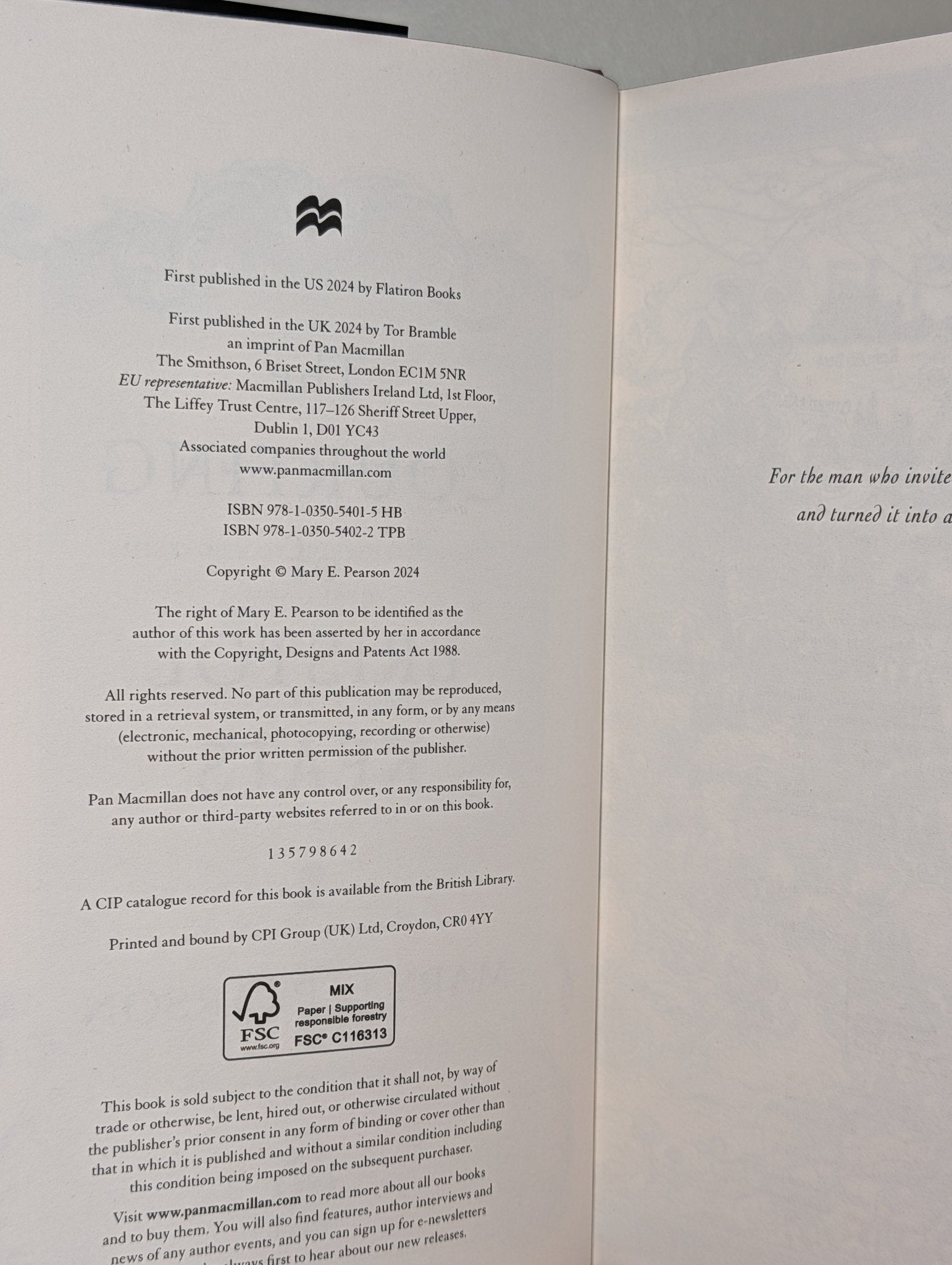 The Courting of Bristol Keats; Last Wish of Bristol Keats by Mary E. Pearson (Signed with sprayed edges) - Fialta Books