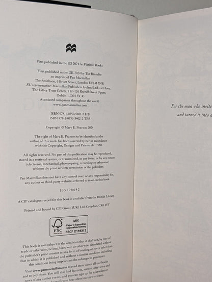 The Courting of Bristol Keats; Last Wish of Bristol Keats by Mary E. Pearson (Signed with sprayed edges) - Fialta Books