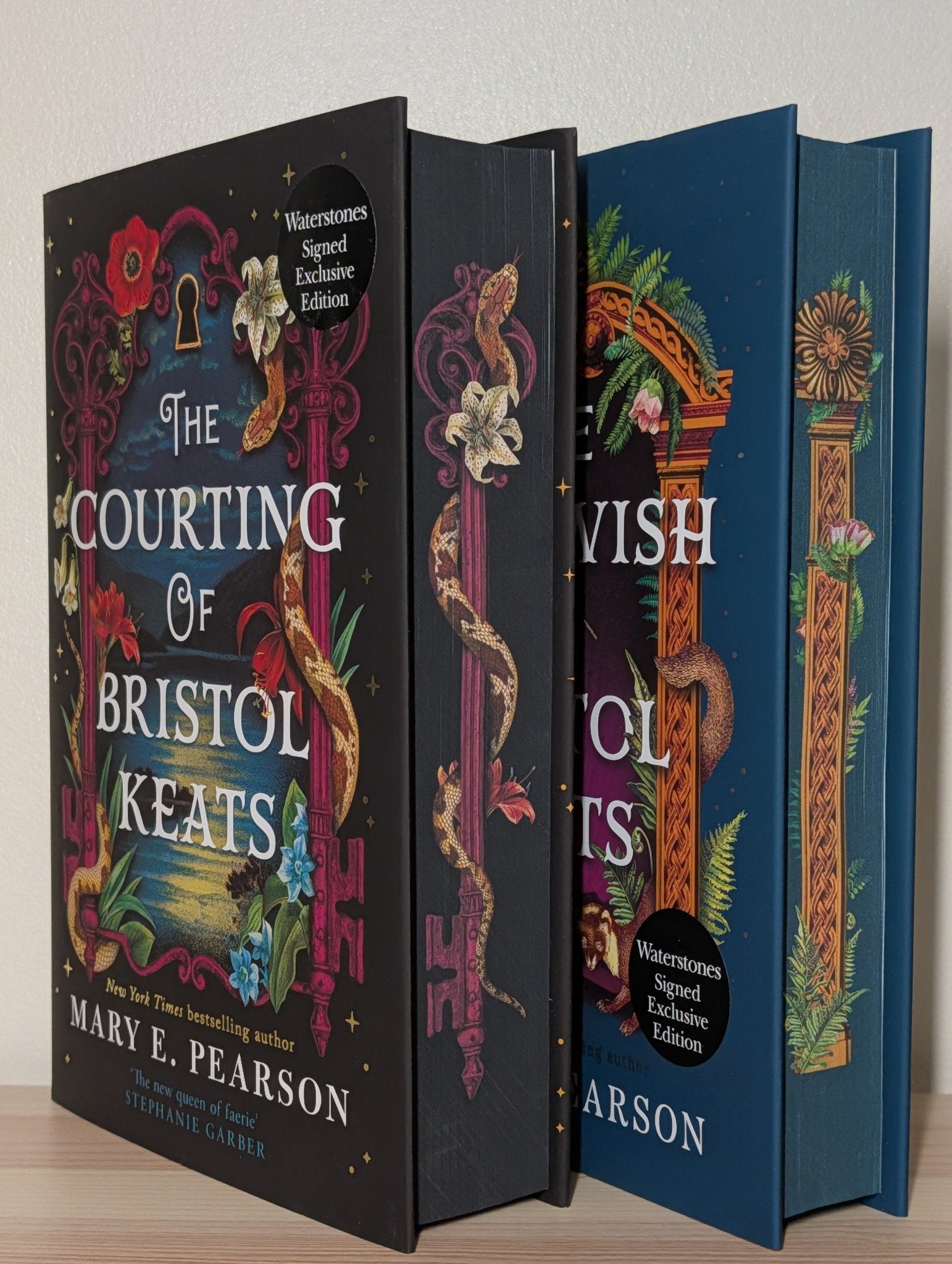 The Courting of Bristol Keats; Last Wish of Bristol Keats by Mary E. Pearson (Signed with sprayed edges) - Fialta Books