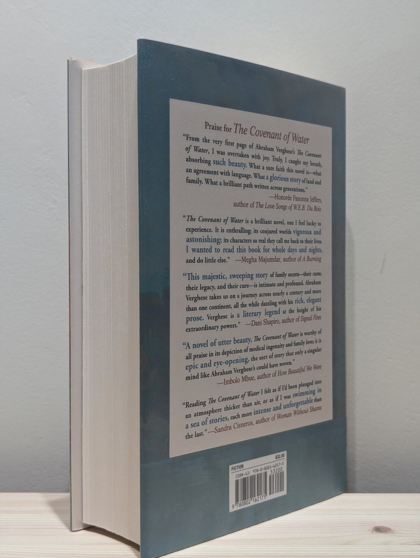 The Covenant of Water by Abraham Verghese (Signed First Edition) - Fialta Books