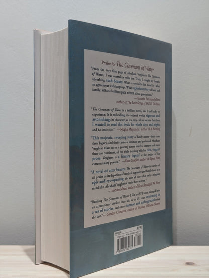 The Covenant of Water by Abraham Verghese (Signed First Edition) - Fialta Books