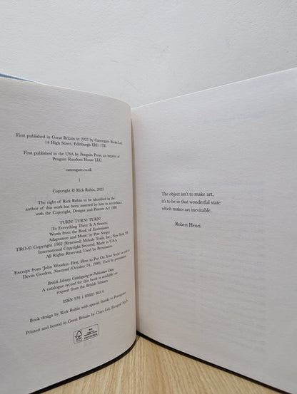 The Creative Act: A Way of Being by Rick Rubin (Signed First Edition) - Fialta Books