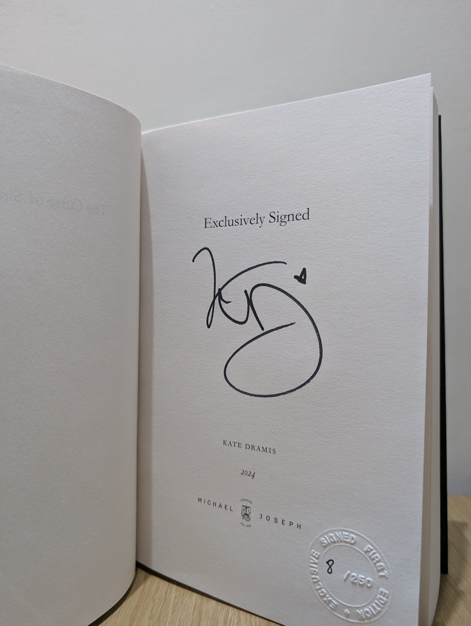 The Curse of Saints; The Curse of Sins; The Curse of Gods by Kate Dramis (Signed Numbered First Edition Set) - Fialta Books