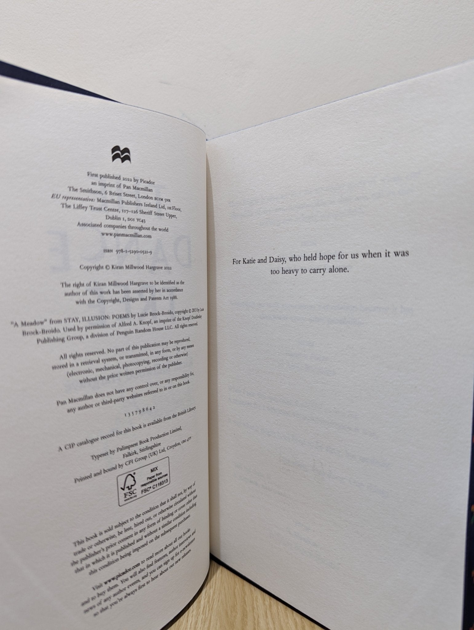 The Dance Tree by Kiran Millwood Hargrave (Signed First Edition with sprayed edges) - Fialta Books