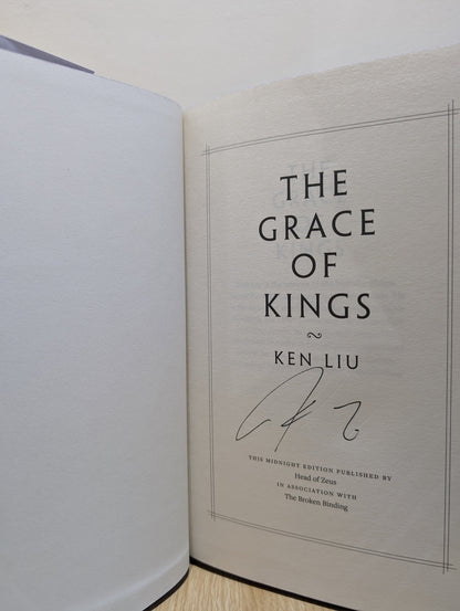 The Dandelion Dynasty by Ken Liu (Signed with sprayed edges) - Fialta Books