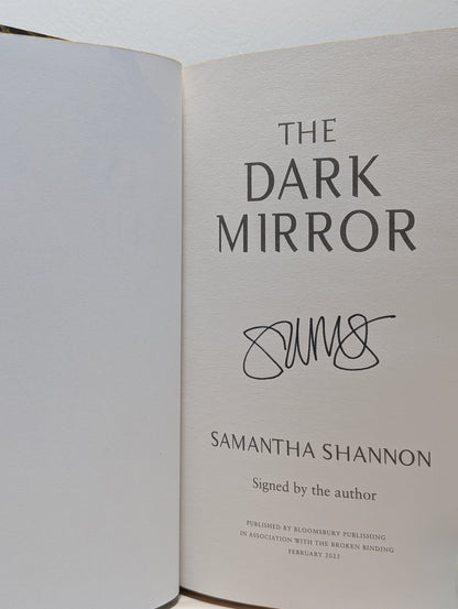 The Dark Mirror by Samantha Shannon (Signed with sprayed edges) - Fialta Books